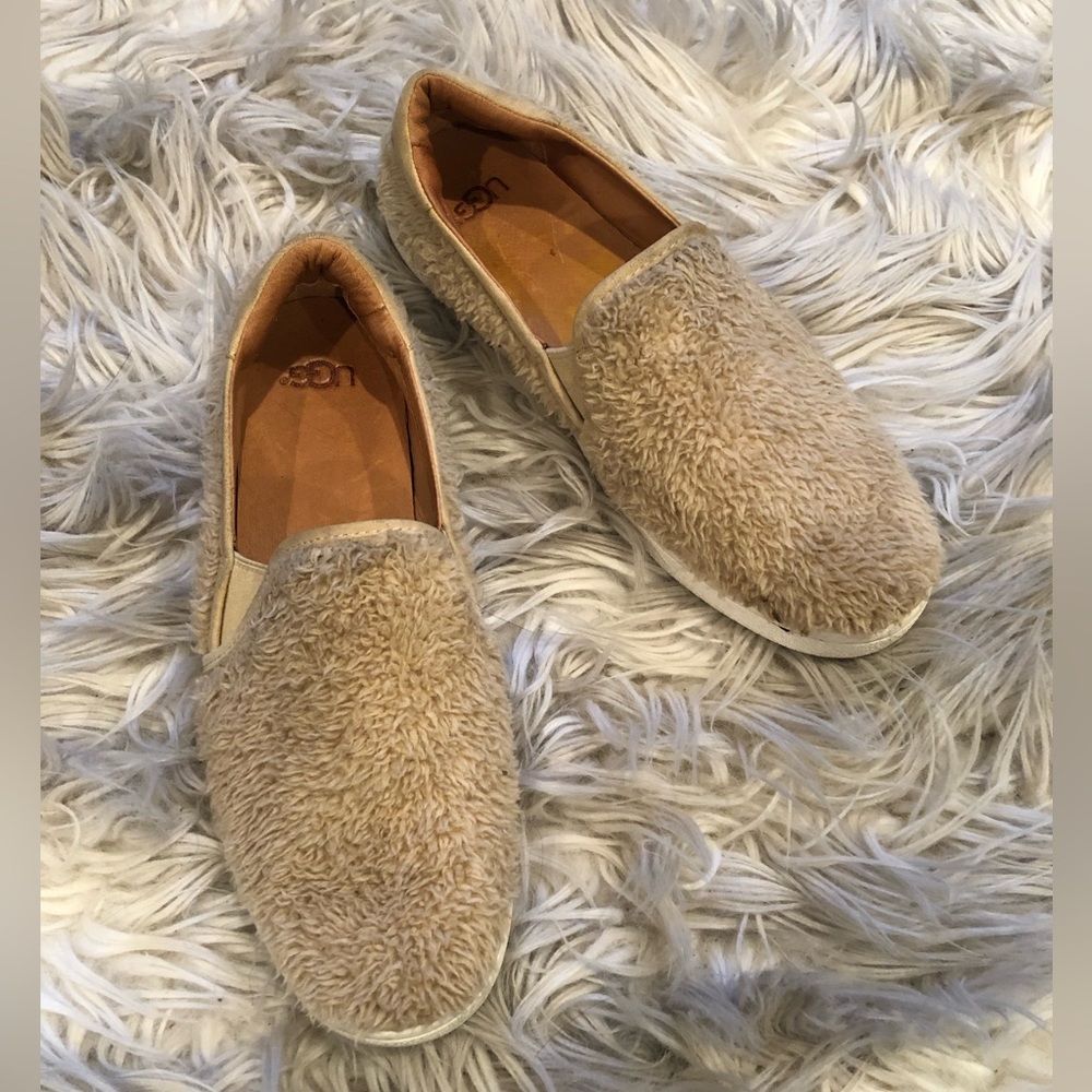 UGG shearling furry sneaker slides - Size 7.5